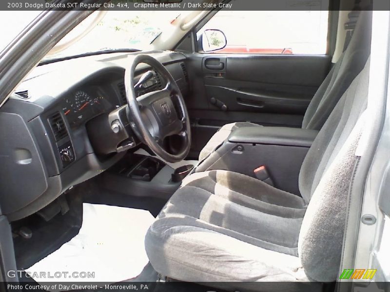 Graphite Metallic / Dark Slate Gray 2003 Dodge Dakota SXT Regular Cab 4x4