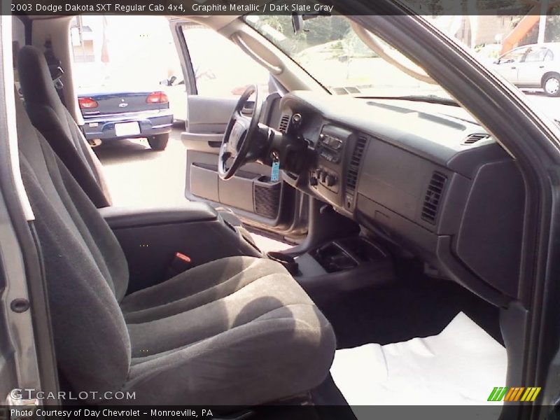 Graphite Metallic / Dark Slate Gray 2003 Dodge Dakota SXT Regular Cab 4x4