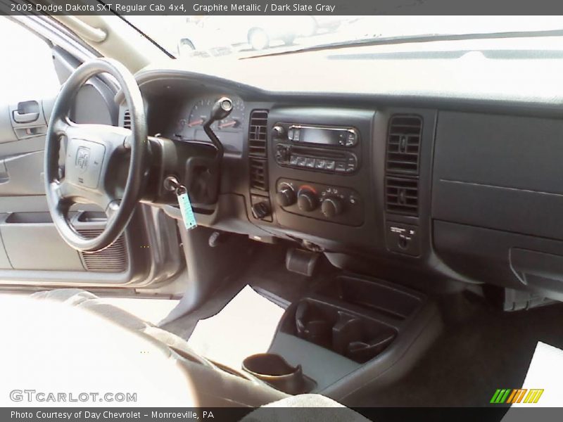 Graphite Metallic / Dark Slate Gray 2003 Dodge Dakota SXT Regular Cab 4x4