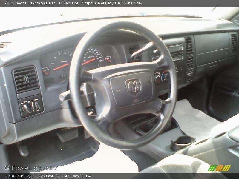 Graphite Metallic / Dark Slate Gray 2003 Dodge Dakota SXT Regular Cab 4x4