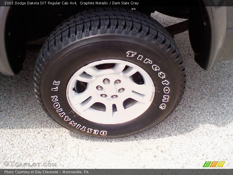 Graphite Metallic / Dark Slate Gray 2003 Dodge Dakota SXT Regular Cab 4x4