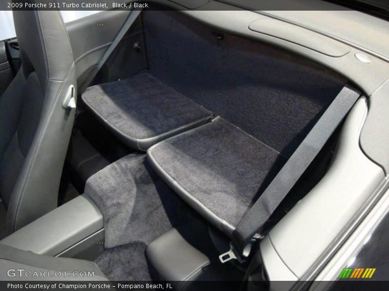 Black / Black 2009 Porsche 911 Turbo Cabriolet