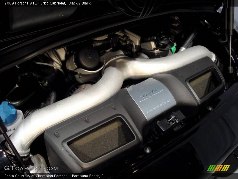 Black / Black 2009 Porsche 911 Turbo Cabriolet
