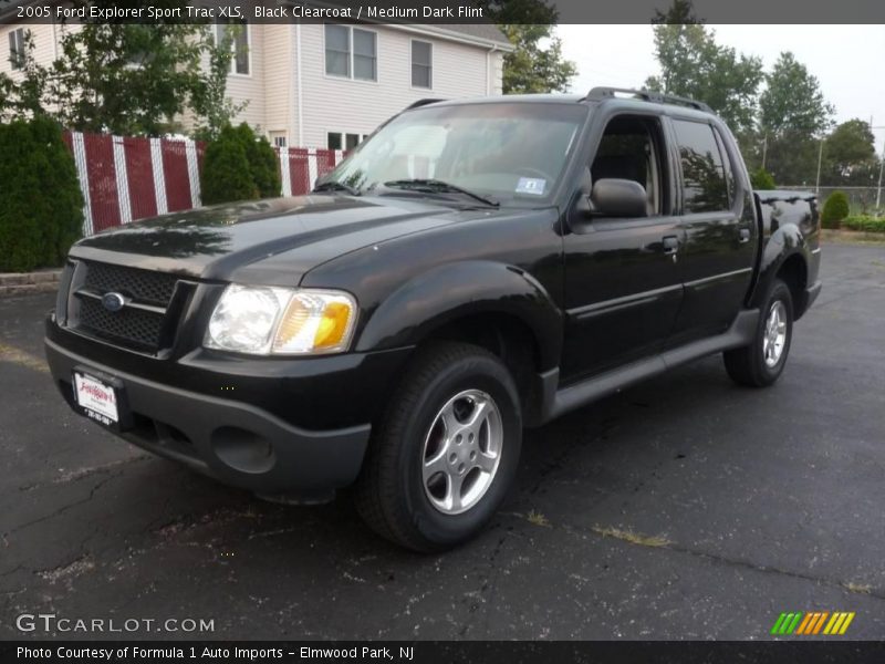 Black Clearcoat / Medium Dark Flint 2005 Ford Explorer Sport Trac XLS