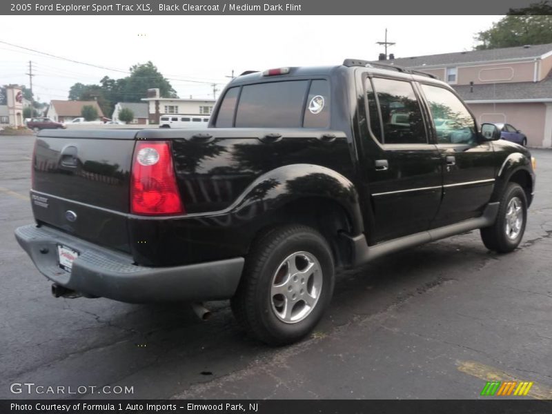 Black Clearcoat / Medium Dark Flint 2005 Ford Explorer Sport Trac XLS
