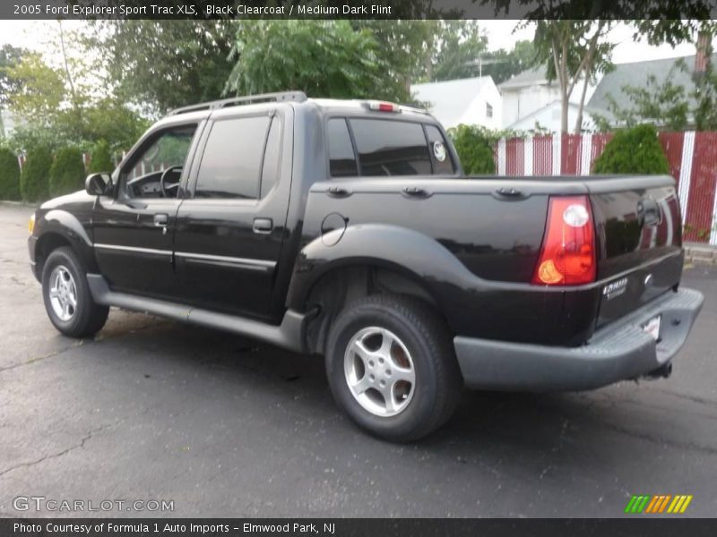 Black Clearcoat / Medium Dark Flint 2005 Ford Explorer Sport Trac XLS