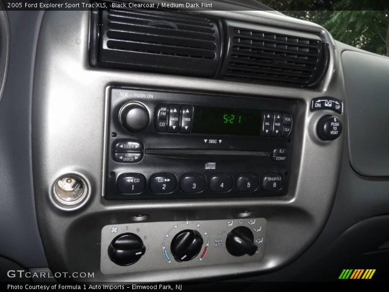 Black Clearcoat / Medium Dark Flint 2005 Ford Explorer Sport Trac XLS