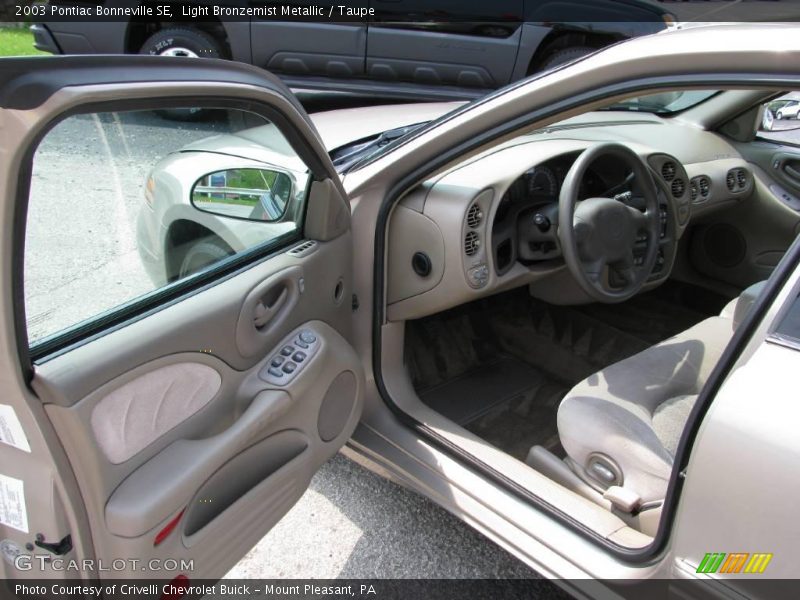 Light Bronzemist Metallic / Taupe 2003 Pontiac Bonneville SE