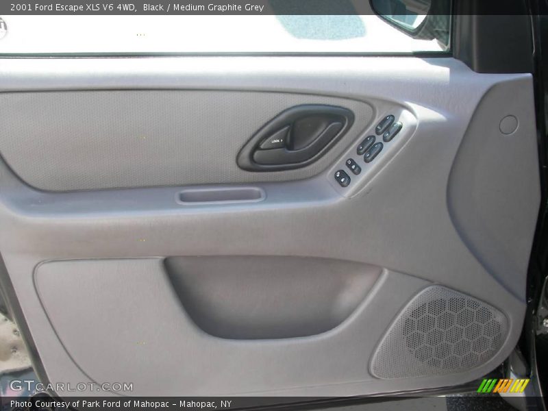 Black / Medium Graphite Grey 2001 Ford Escape XLS V6 4WD