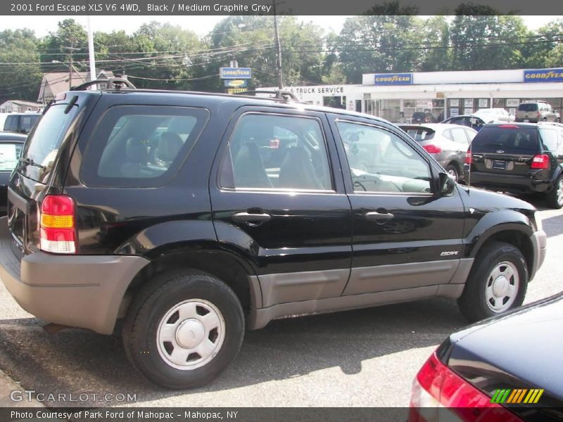 Black / Medium Graphite Grey 2001 Ford Escape XLS V6 4WD