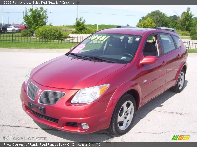 Salsa Red Metallic / Graphite 2005 Pontiac Vibe