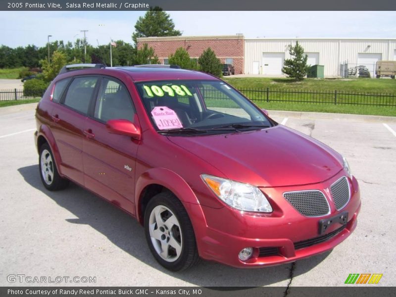 Salsa Red Metallic / Graphite 2005 Pontiac Vibe