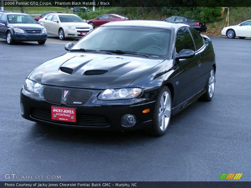 Phantom Black Metallic / Black 2006 Pontiac GTO Coupe