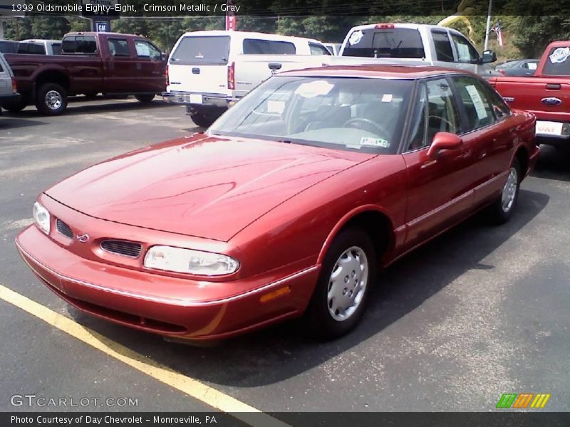 Crimson Metallic / Gray 1999 Oldsmobile Eighty-Eight