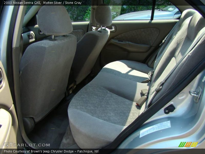 Molten Silver / Stone Gray 2003 Nissan Sentra GXE