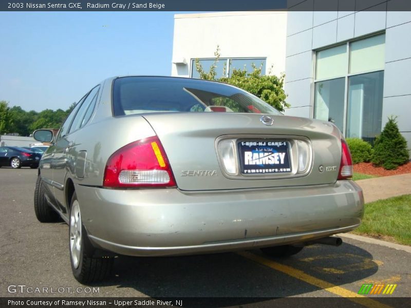 Radium Gray / Sand Beige 2003 Nissan Sentra GXE