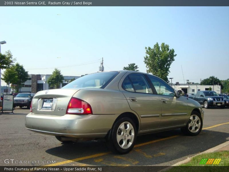 Radium Gray / Sand Beige 2003 Nissan Sentra GXE