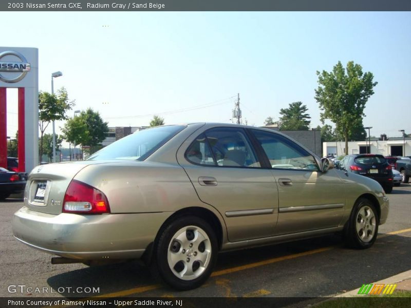 Radium Gray / Sand Beige 2003 Nissan Sentra GXE