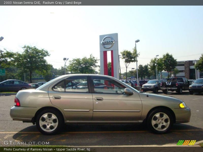 Radium Gray / Sand Beige 2003 Nissan Sentra GXE