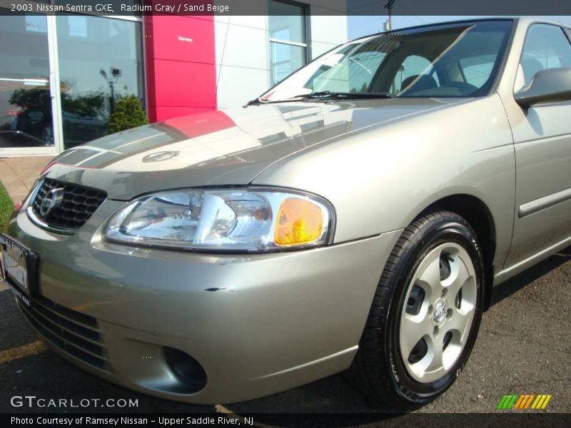 Radium Gray / Sand Beige 2003 Nissan Sentra GXE