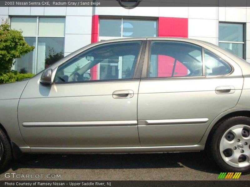 Radium Gray / Sand Beige 2003 Nissan Sentra GXE