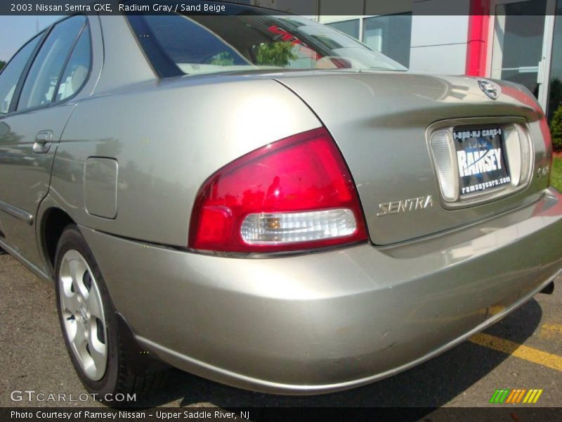 Radium Gray / Sand Beige 2003 Nissan Sentra GXE