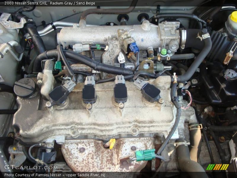 Radium Gray / Sand Beige 2003 Nissan Sentra GXE
