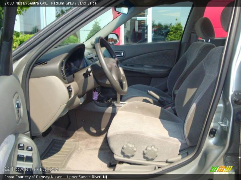 Radium Gray / Sand Beige 2003 Nissan Sentra GXE