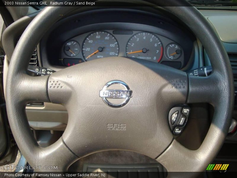 Radium Gray / Sand Beige 2003 Nissan Sentra GXE