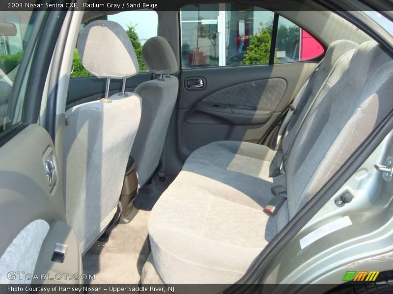 Radium Gray / Sand Beige 2003 Nissan Sentra GXE