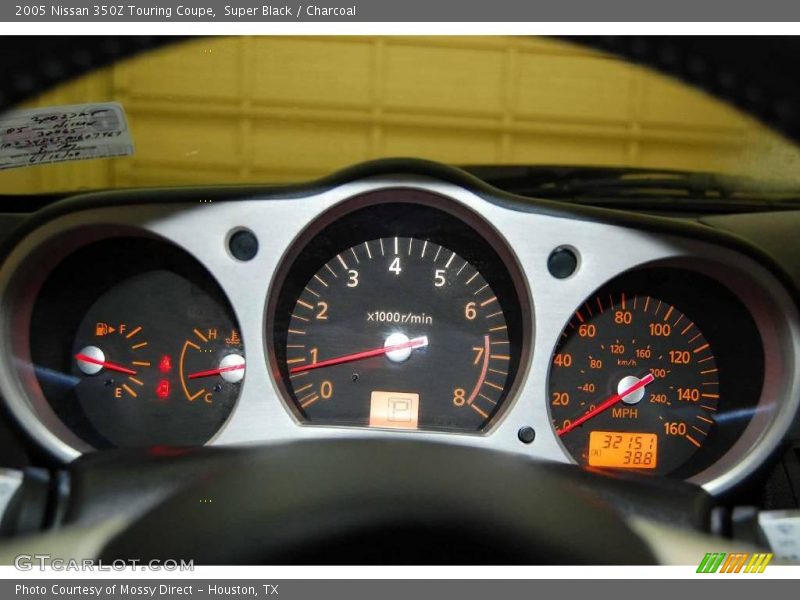 Super Black / Charcoal 2005 Nissan 350Z Touring Coupe
