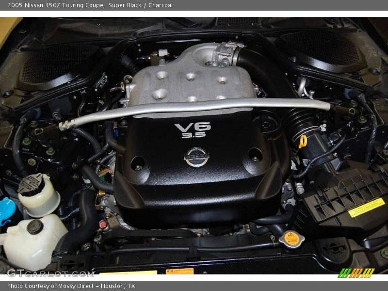 Super Black / Charcoal 2005 Nissan 350Z Touring Coupe