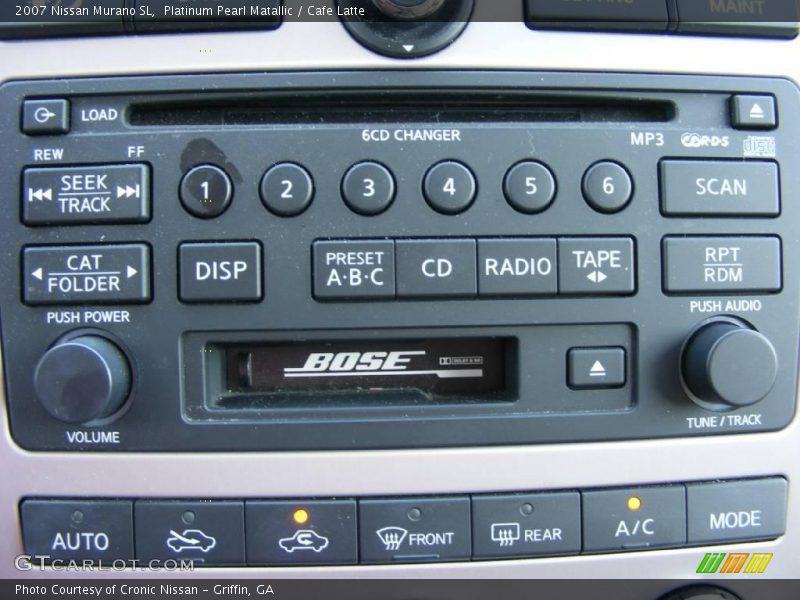 Platinum Pearl Matallic / Cafe Latte 2007 Nissan Murano SL