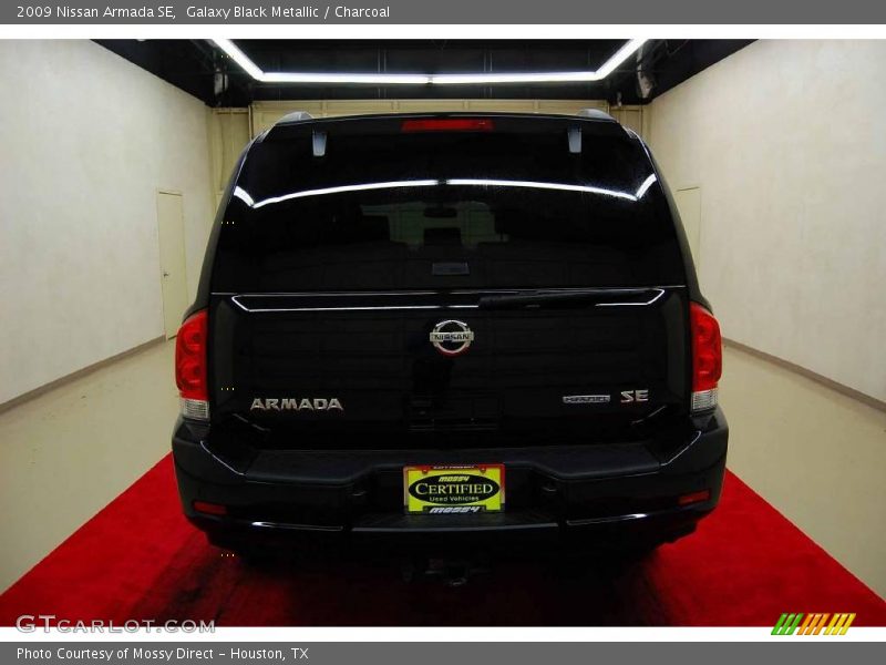 Galaxy Black Metallic / Charcoal 2009 Nissan Armada SE