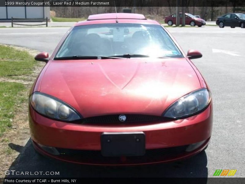 Laser Red / Medium Parchment 1999 Mercury Cougar V6