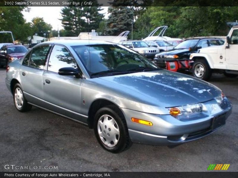 Silver Blue / Gray 2002 Saturn S Series SL1 Sedan