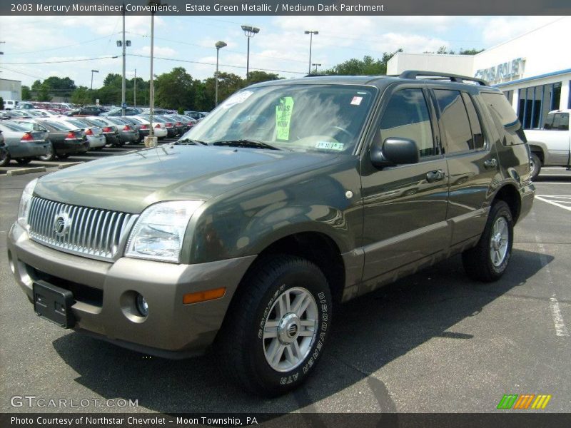Estate Green Metallic / Medium Dark Parchment 2003 Mercury Mountaineer Convenience
