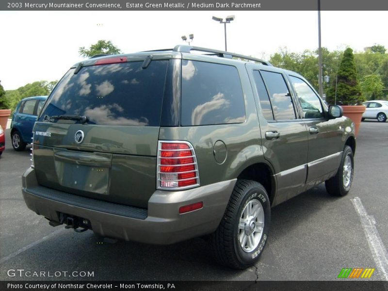 Estate Green Metallic / Medium Dark Parchment 2003 Mercury Mountaineer Convenience