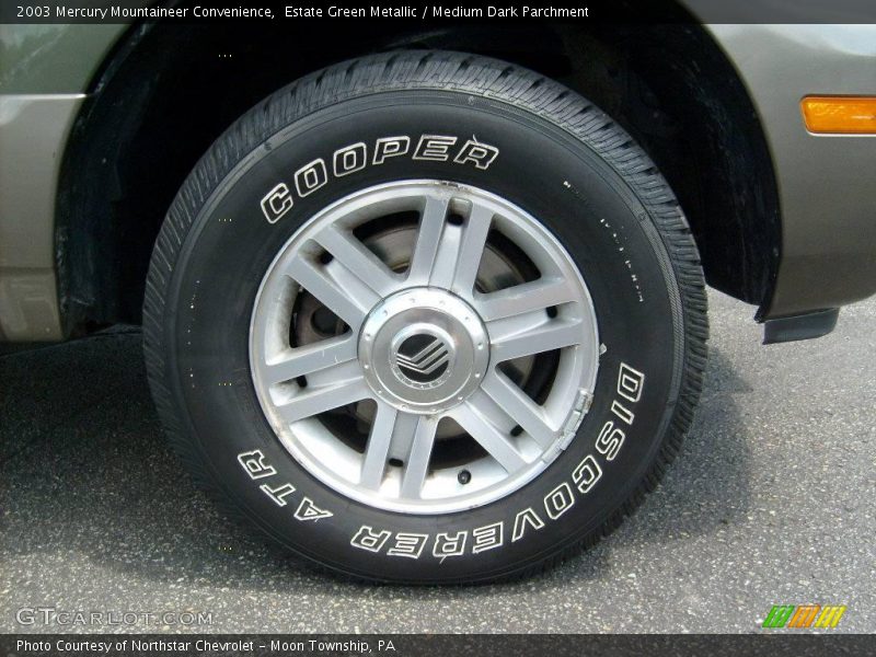 Estate Green Metallic / Medium Dark Parchment 2003 Mercury Mountaineer Convenience