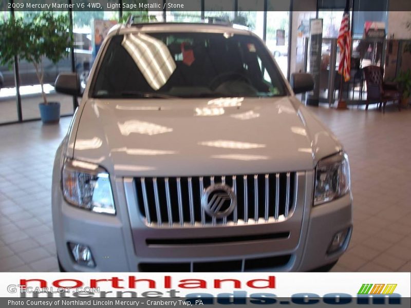 Light Sage Metallic / Stone 2009 Mercury Mariner V6 4WD