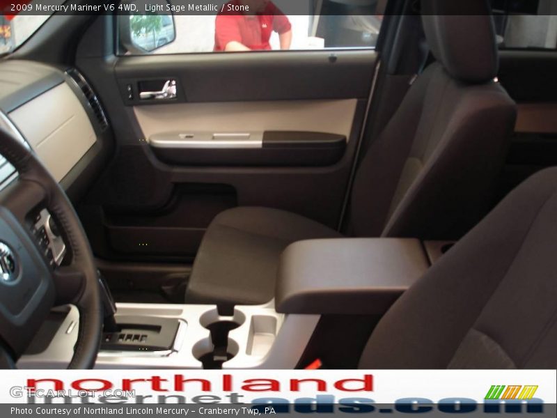 Light Sage Metallic / Stone 2009 Mercury Mariner V6 4WD