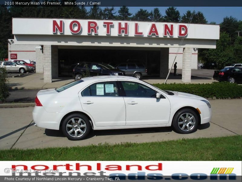 White Suede / Camel 2010 Mercury Milan V6 Premier