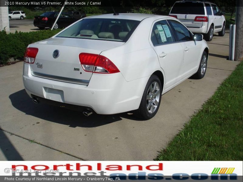 White Suede / Camel 2010 Mercury Milan V6 Premier