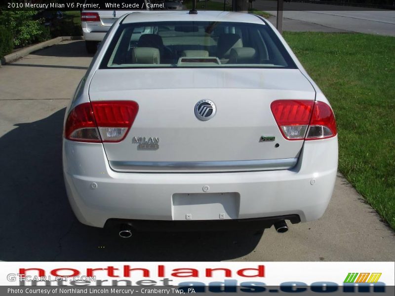 White Suede / Camel 2010 Mercury Milan V6 Premier