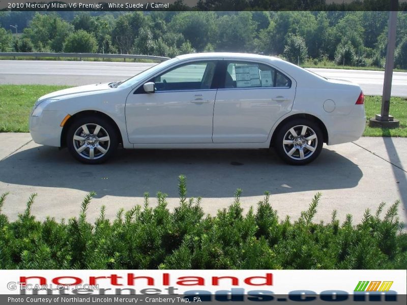White Suede / Camel 2010 Mercury Milan V6 Premier