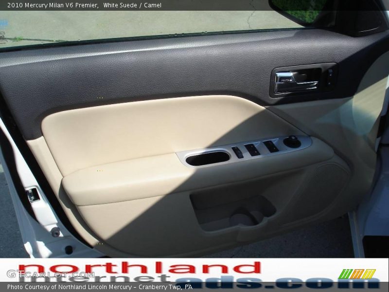 White Suede / Camel 2010 Mercury Milan V6 Premier