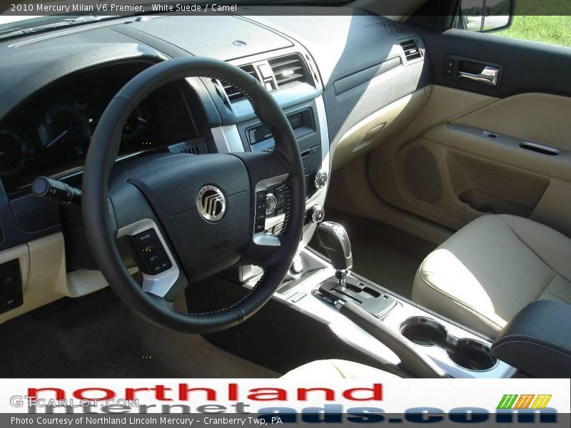 White Suede / Camel 2010 Mercury Milan V6 Premier