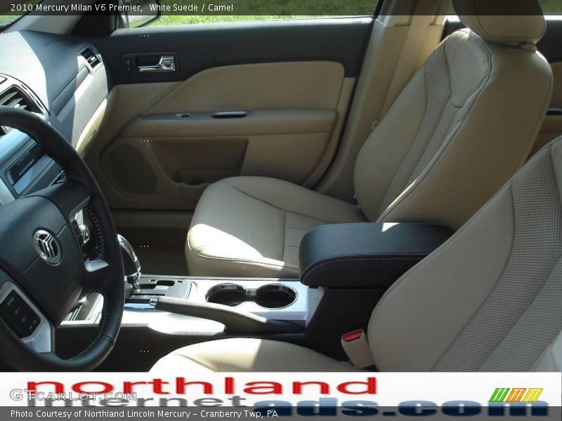 White Suede / Camel 2010 Mercury Milan V6 Premier
