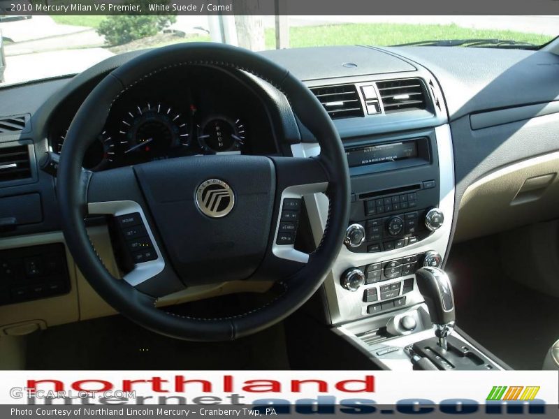 White Suede / Camel 2010 Mercury Milan V6 Premier