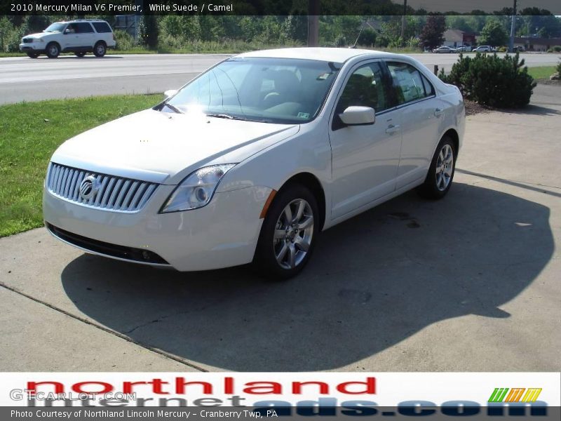 White Suede / Camel 2010 Mercury Milan V6 Premier